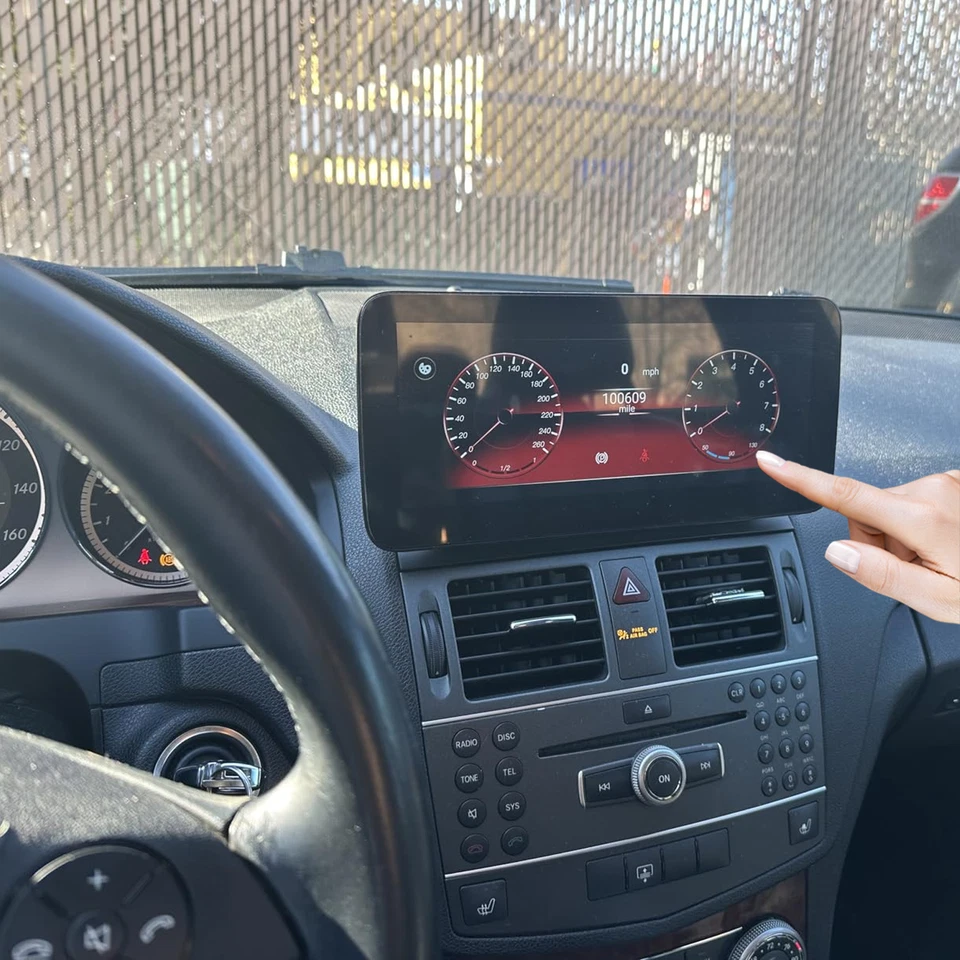 Carplay estéreo de coche de 10,25" GPS BT 6+128G para Mercedes Benz Clase C W204 2007-2010 Foto 1 de 4