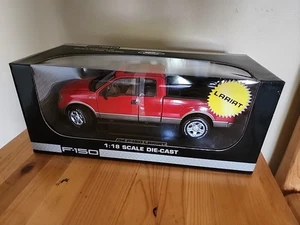 Camioneta Ford F150 Lariat roja modelo 04 1:18 de Beanstalk diecast - Imagen 1 de 4