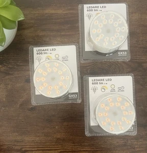 3 X IKEA LEDARE LED bulb 600 Im 7 w Dimmable Warm Beam Angle 2700 k LED1707X7  - Picture 1 of 6