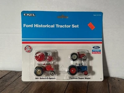 ERTL FORD NEW HOLLAND HISTORICAL TRACTOR SET # 862 NIP - Image 1 of 4