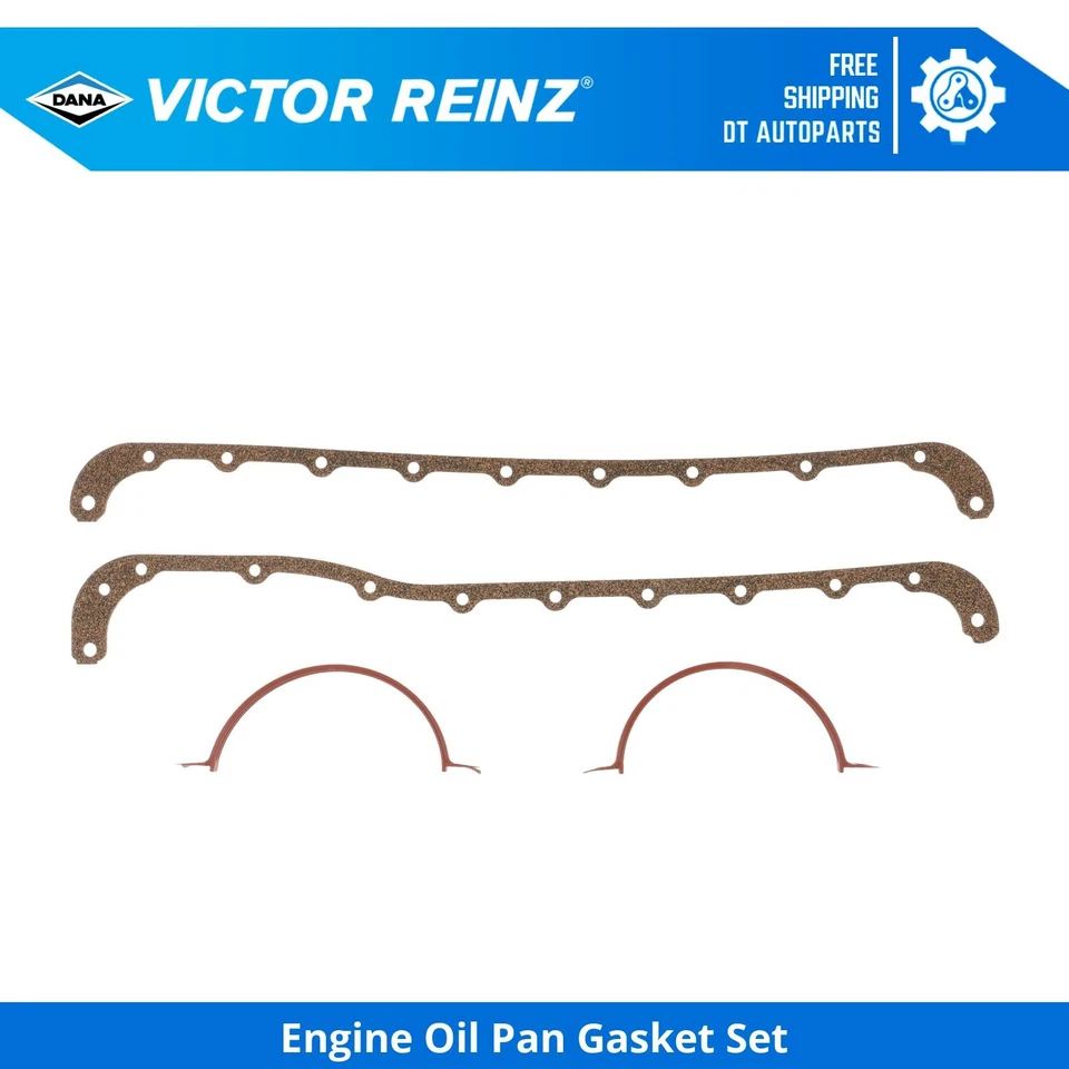 Juego de juntas de cárter de aceite para motor Lincoln Mark III 1968-1971 7,5 L V8 Victor Reinz Foto 1 de 1