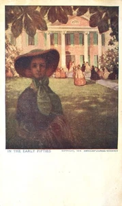 Amer Journal Examiner In the Early Fifties W H Foote Lyme Conn UDB Art Postcard - Picture 1 of 2