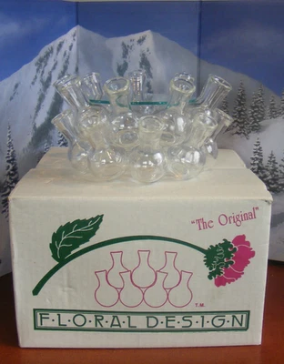 The Original Floral Seven Horticultural Glass Vase Arranger By The Horticulture  - Image 1 of 4