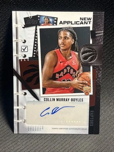2025-26 Topps Basketball Collin Murray-Boyles Rookie New Applicant AUTO Raptors - Picture 1 of 4
