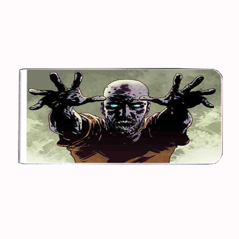 Metal Money Clip Bills Card Holder Rectangle 3rd Zombie D 4 Walking Dead - Image 1 of 1