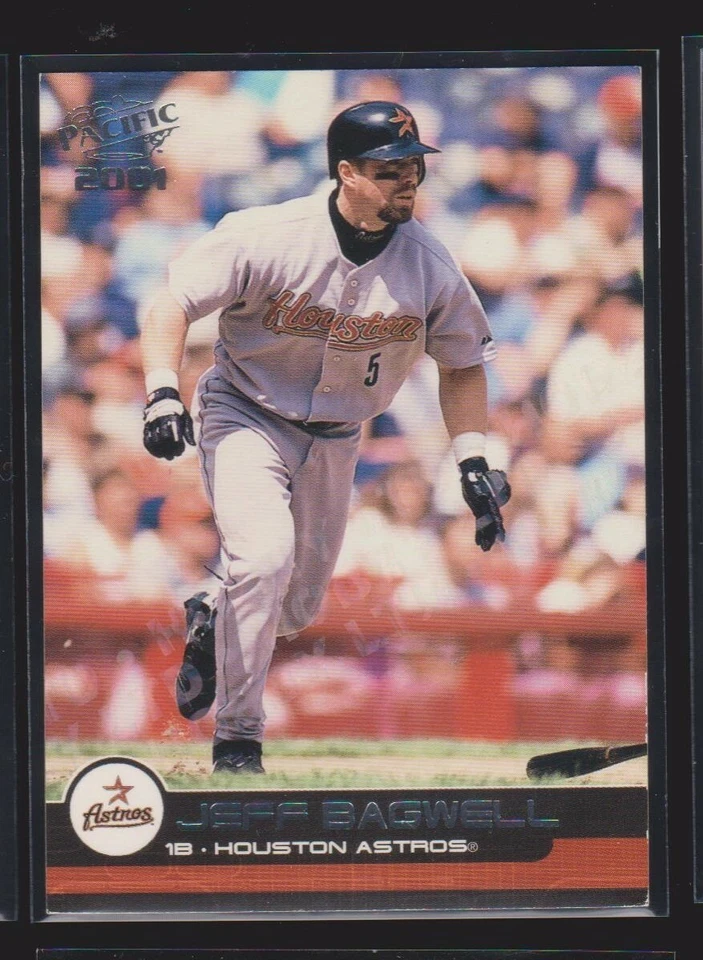 2001 PACIFIC HOBBY LTD PARALLEL #179 JEFF BAGWELL ASTROS HOF LIMITED SP #31/70 - Image 1 of 1
