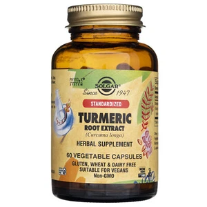 Solgar Turmeric root extract, 60 capsules - Picture 1 of 6