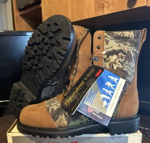 RED WING 4424 Size 9 E3 ST Thinsulate EH Men Work Hiking Boots Camo USA - Picture 1 of 11