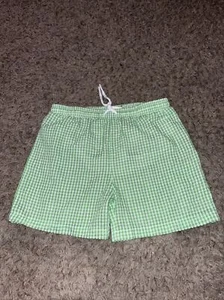 Classic Whimsy Shorts Outfit Girl's Size 8 Green Gingham EUC - Picture 1 of 3