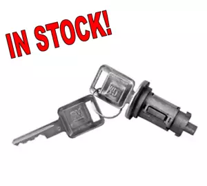 1967-1972 Chevy C10 GMC Truck Stainless Steel Ignition Lock Cylinder w/ 2 Keys - Picture 1 of 5