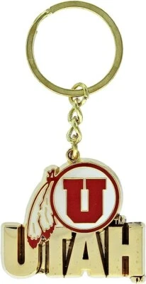 Utah Utes Heavyweight Metal Keychain Keyrings - Image 1 of 4
