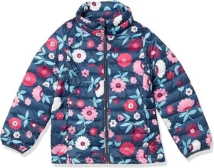 Girls' Lightweight Water Resistant Packable Puffer Jacket Size S / 6-7 Years - Picture 1 of 3