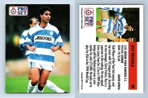Roy Wegerle - QPR #96 English League 1991-92  Pro Set Trading Card