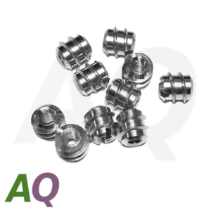 Tuerca de tornillo M3 M4 M5 M6 M8 M10 acero inoxidable V2A manguito rampa autocortante - Imagen 1 de 9
