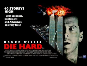 DIE HARD 1988 UK Quad Poster Druck 30x40" Bruce Willis Alan Rickman KOSTENLOSER VERSAND - Bild 1 von 1