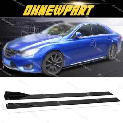 For BMW E82 F20 F22 F23 F44 230i 220i Glossy Side Skirts Splitter Spoiler Lip DP - Image 1 of 4