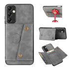 For OPPO VIVO OnePlus Car Magnetic Holder Wallet Case Card Bag Phone Cover Back