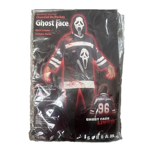Scream Ghost Face Mask and Hockey Jersey - Adult Costume - Picture 1 of 6