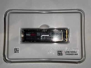 !! 0,56% TBW -Samsung 980 PRO NVMe M.2 SSD 1TB, PCIe 4.0x4, NVMe Intern Festpla. - Photo 1/3