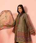 Sapphire original Designer embroidered lawn suit Unstitched Eid 24 outfit -Green