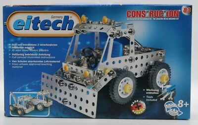 Eitech C83 Trucks 3 in 1 Construction Set 83 Creative Metal Building Kit New - Image 1 of 4