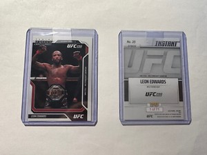 2023 Panini Instant UFC 286 #35 LEON EDWARDS SP Welterweight 1/71