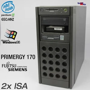 2x Isa FSC Primergy 170 Fujitsu Siemens D1107 Computer PC Pentium 3 Parallel - Picture 1 of 9