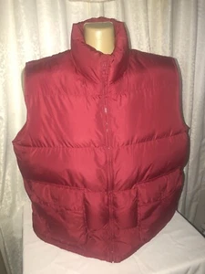 St. John's Bay Men 2XLT burgundy Puffer Vest - Picture 1 of 11