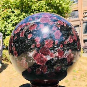 17,54kg Cristal de cuarzo astrofilita natural "piedra de fuegos artificiales" bola de cristal 681 - Imagen 1 de 15