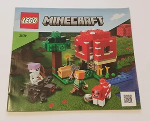 LEGO Minecraft : notice instruction manuel notice - Set 21179 The Mushroom House - Imagen 1 de 1