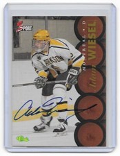 1995-96 Classic Five Sport Autographs Adam Wiesel Auto Clarkson University