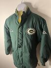 Vintage Apex One Green Bay Packers Size Large Winter Coat Jacket Pro Line 90s