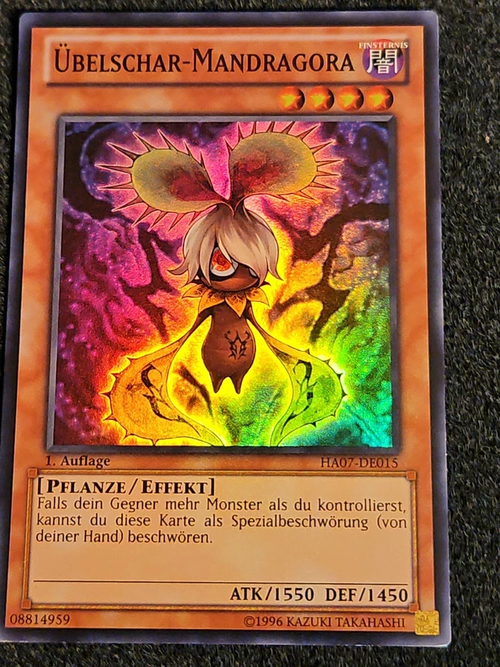 *German* (VLP) Evilswarm Mandragora -HA07-DE015 (HA07-EN015) - Super Rare  - Image 1 of 1
