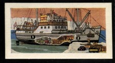 Tobacco Card, Ching, SHIPS AND THEIR WORKINGS, 1961, Antarctic Ship Tottan, #8