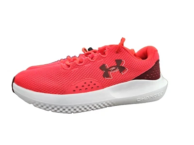 Under Armour Men Charged Surge 4 Running Shoes 3027000 601 sz 11 (10.5) Neon Red - Imagem 1 de 4