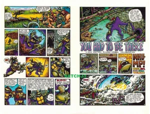 RICHARD CORBEN TEENAGE MUTANT NINJA TURTLES TMNT #7 ORIGINAL PRODUCTION ART PAGE - Picture 1 of 2