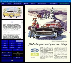Tri-Chevy Ads & Videos CD-ROM 1955 1956 1957 Chevrolet - Bild 1 von 7