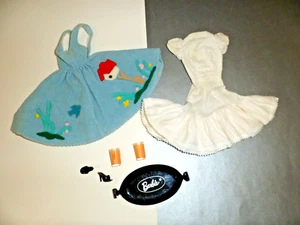 MATTEL Vintage Barbie #979 VENERDÌ SERA DATA vestito moda bambola vestiti 1960 (3) - Foto 1 di 7