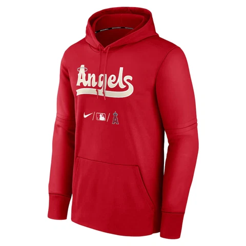 Los Angeles Angels Nike City Connect Authentic Collection Therma Hoodie Men's Cover