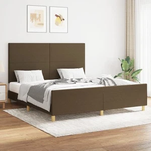 Vidaxl Polsterbett Mit Kopfteil Hellgrau 140x190cm Stoff Doppelbett Bett vidaXL - Bild 1 von 43