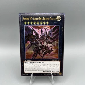 Yugioh Number 107: Galaxy-Eyes Tachyon Dragon LTGY-EN044 Ultimate Rare 1st Ed NM - Picture 1 of 2