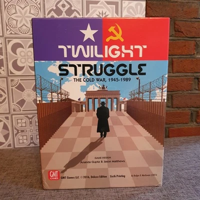 Twilight Struggle Deluxe Edition Board Game - Sixth Printing - Unpunched - Image 1 of 4