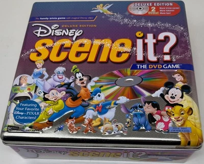 Disney Scene It Deluxe Edition Tin - Screenlife - 2005 - Complete - Image 1 of 4