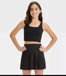 New Girls' Art Class Crop Tank Top, Black, Medium (8) New With Tags - Picture 1 of 3