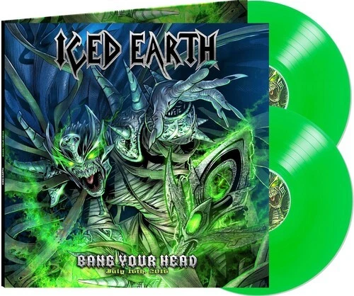 Iced Earth - Bang Your Head - Green [New Vinyl LP] Colored Vinyl, Gatefold LP Ja - Image 1 of 1