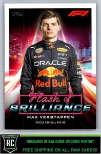 2022 Topps Formula 1 Flash of Brilliance Max Verstappen #FOB-MV Red Bull Racing - Picture 1 of 2