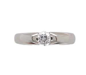 Platinum .25ct Genuine Natural Diamond Wedding Band Ring English Hallmark #J7378 - Picture 1 of 11