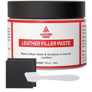 Leather Filler for Filling or Repairing Holes, Tears, Cracks, Scratches, for ... - Picture 1 of 6