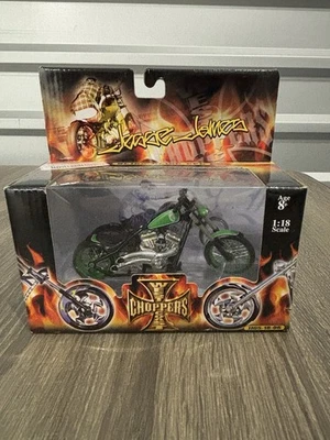 Jesse James West Coast Choppers Barfly Green JJ04-18-21. 1:18 Scale Die Cast - Image 1 of 4
