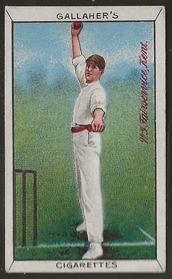 GALLAHER-SPORTS SERIES 1912-#087- CRICKET - KENT - FAIRSERVICE  - Image 1 of 2